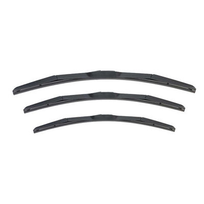Coupe à trois sections hybride universelle, pare-brise automobile, gomme, essuie-glaces